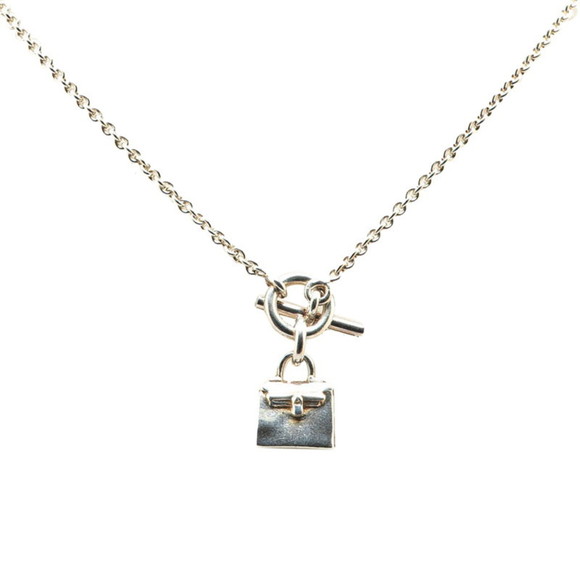 HERMES Silver Necklace - Picture 1 of 6